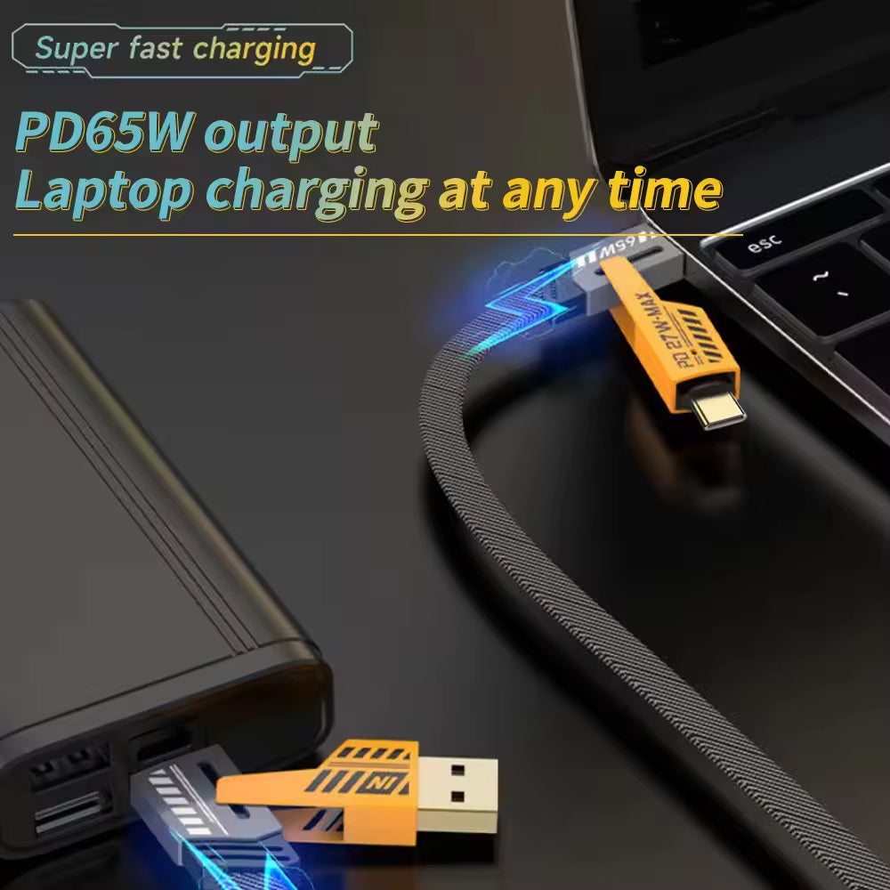 CreaTeck 4in1 Fast Charging Cable - 65w