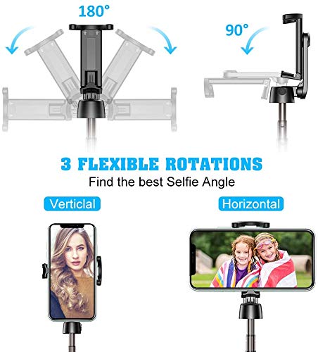 CreaTeck Selfie Stick w/Light