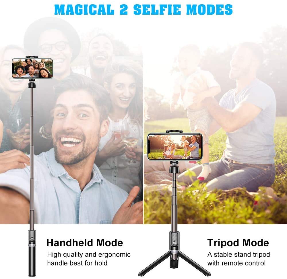 CreaTeck Selfie Stick w/Light