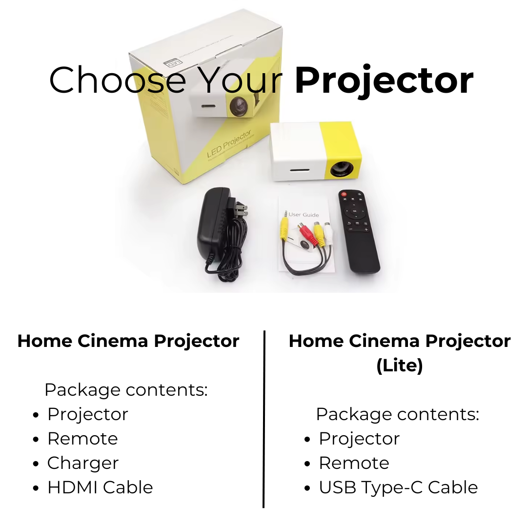 CreaTeck Home Cinema Projector (Lite)