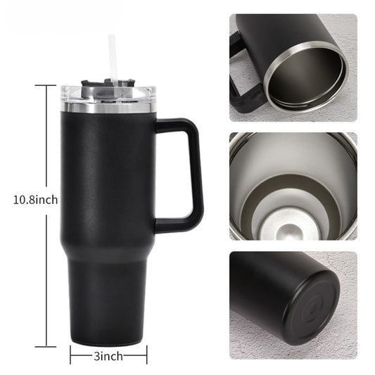 CreaTeck Sipper Bottle with Straw and Handle (Cold & Hot Water)