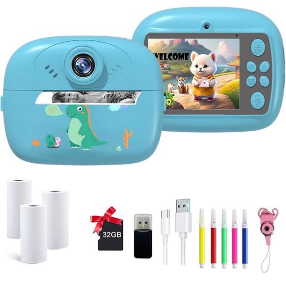 CreaTeck Instant Digital Camera w/Printer