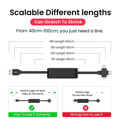 CreaTeck Retractable Cable