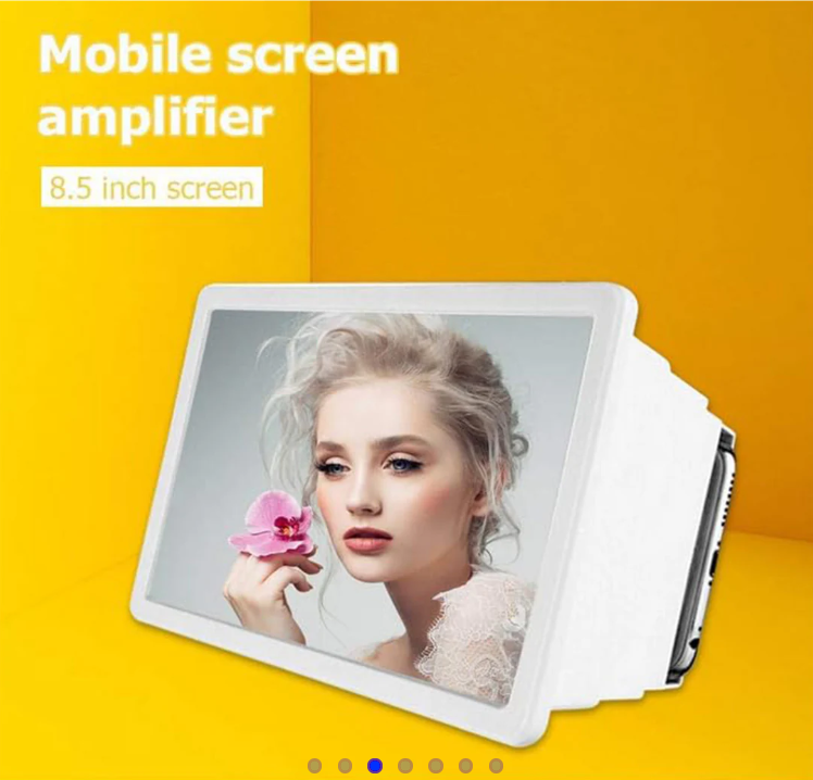 3D-Screen Magnifier with Eyes Protection Enlarged