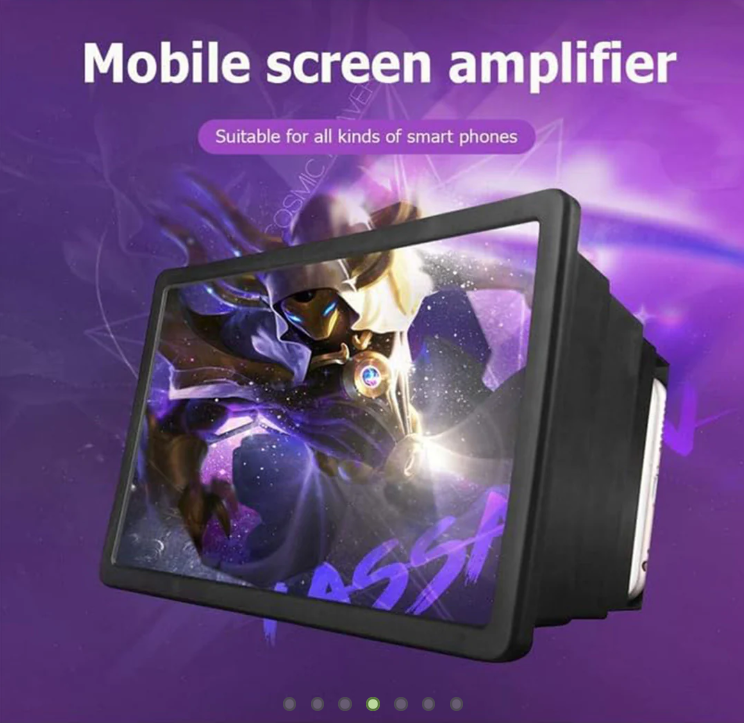 3D-Screen Magnifier with Eyes Protection Enlarged