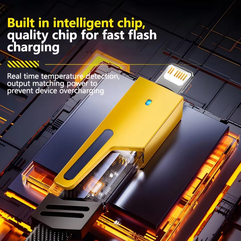 CreaTeck 4in1 Fast Charging Cable - 65w