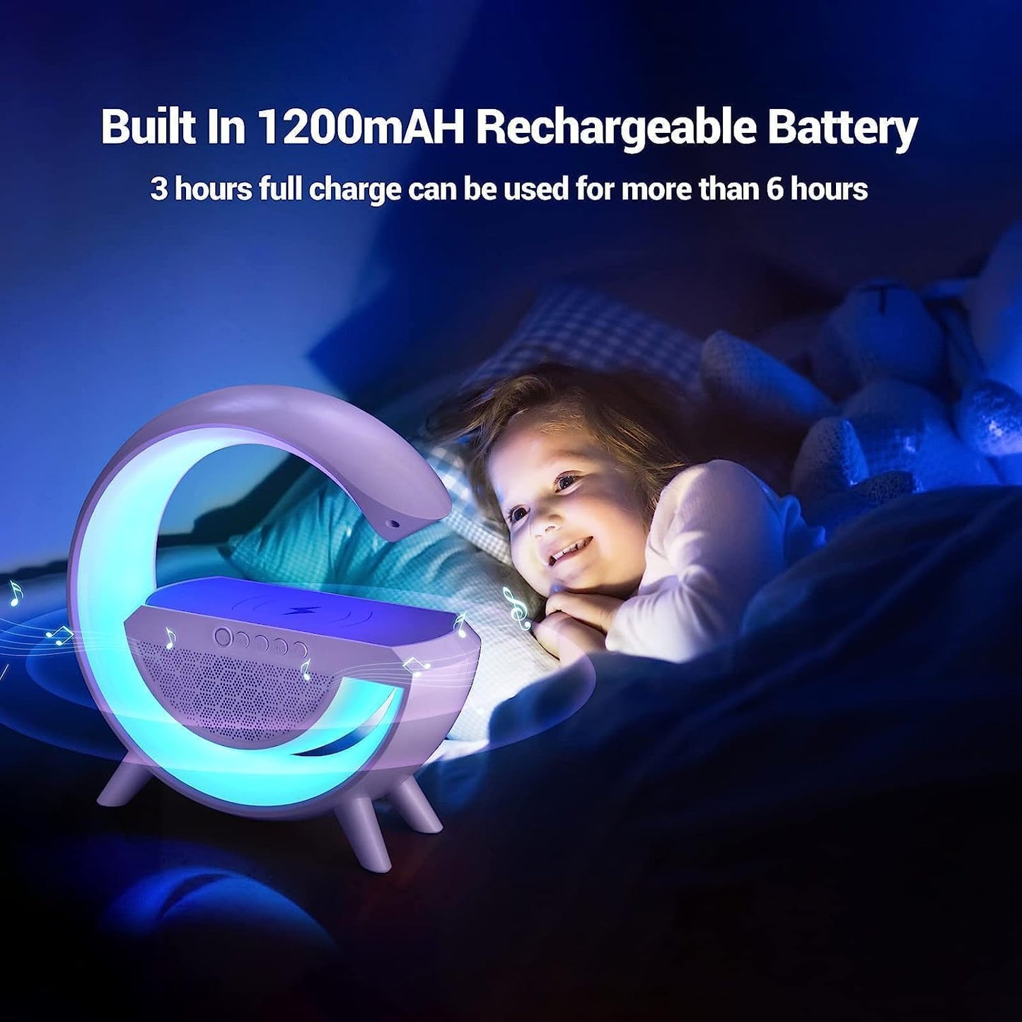 CreaTeck G Speaker - Bluetooth Music, FM, Wireless charging