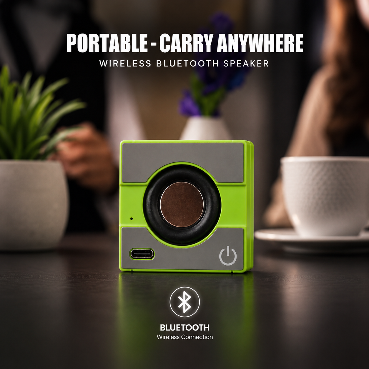 Wireless Bluetooth Speaker With Sound Powerful Bass (WBPB)