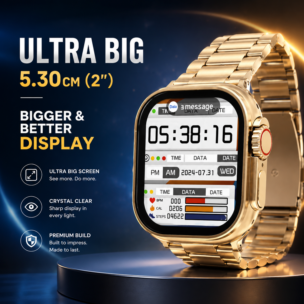 Ultra 7 In 1 Strap Smart Watch