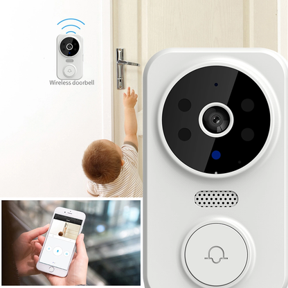 CreaTeck Smart Camera Doorbell (White)