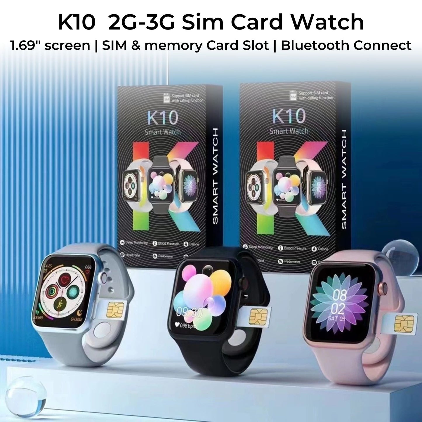 CreaTeck K10 Sim Watch