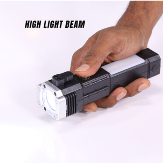 Rechargeable 6 in 1 Emergency Torch Light + 8 in 1 Screwdriver Set
