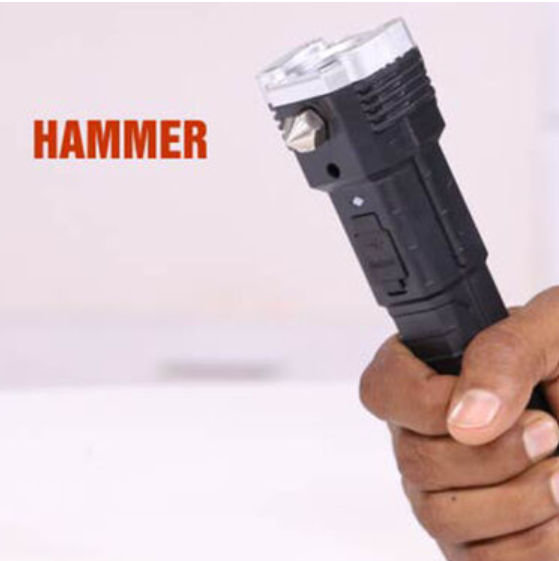 Rechargeable 6 in 1 Emergency Torch Light + 8 in 1 Screwdriver Set