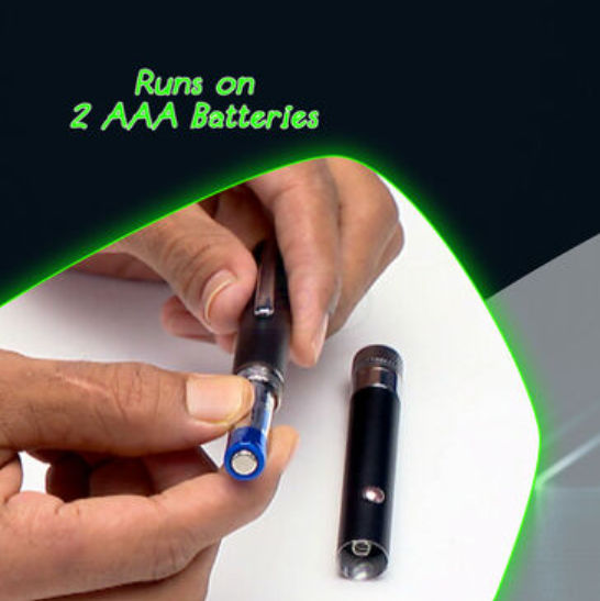 Green Laser Pointer Party Pen With Disco Lights Up To 2 km Range