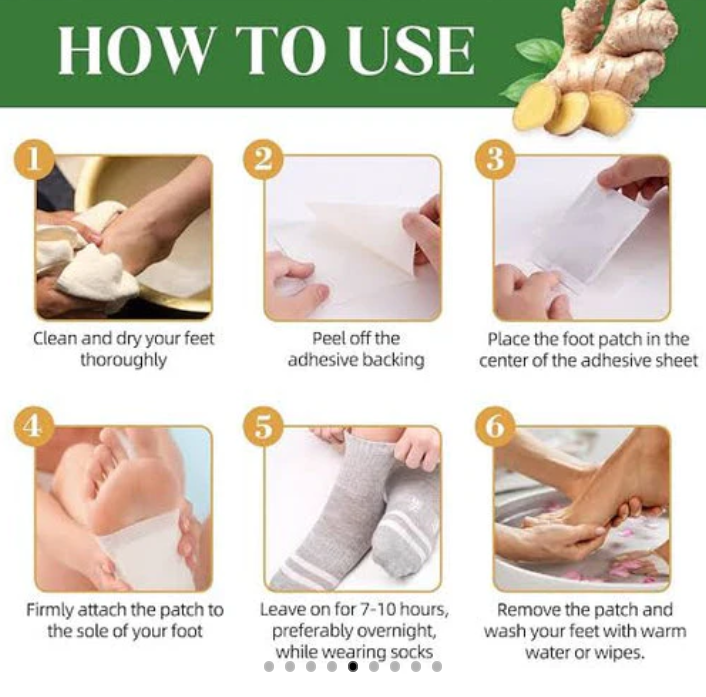 Detox Foot Patches - Buy 1 Get 1 Free (Pack of 20) @ Just Rs. 399/-