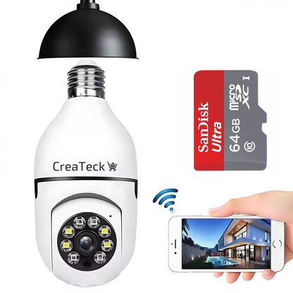 CreaTeck CCTV Bulb Camera