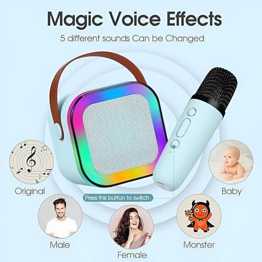 CreaTeck Bluetooth Speaker with Karaoke Mic