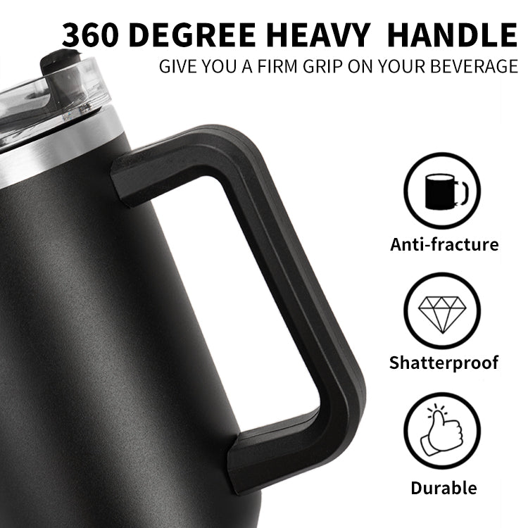 CreaTeck Sipper Bottle with Straw and Handle (Cold & Hot Water)