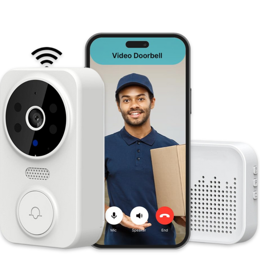 CreaTeck Smart Camera Doorbell (White)
