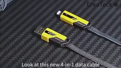 CreaTeck 4in1 Fast Charging Cable - 65w