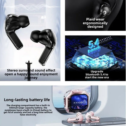 CreaTeck EarBuds with Touch Screen Panel for Music Control and Call Receiving Function